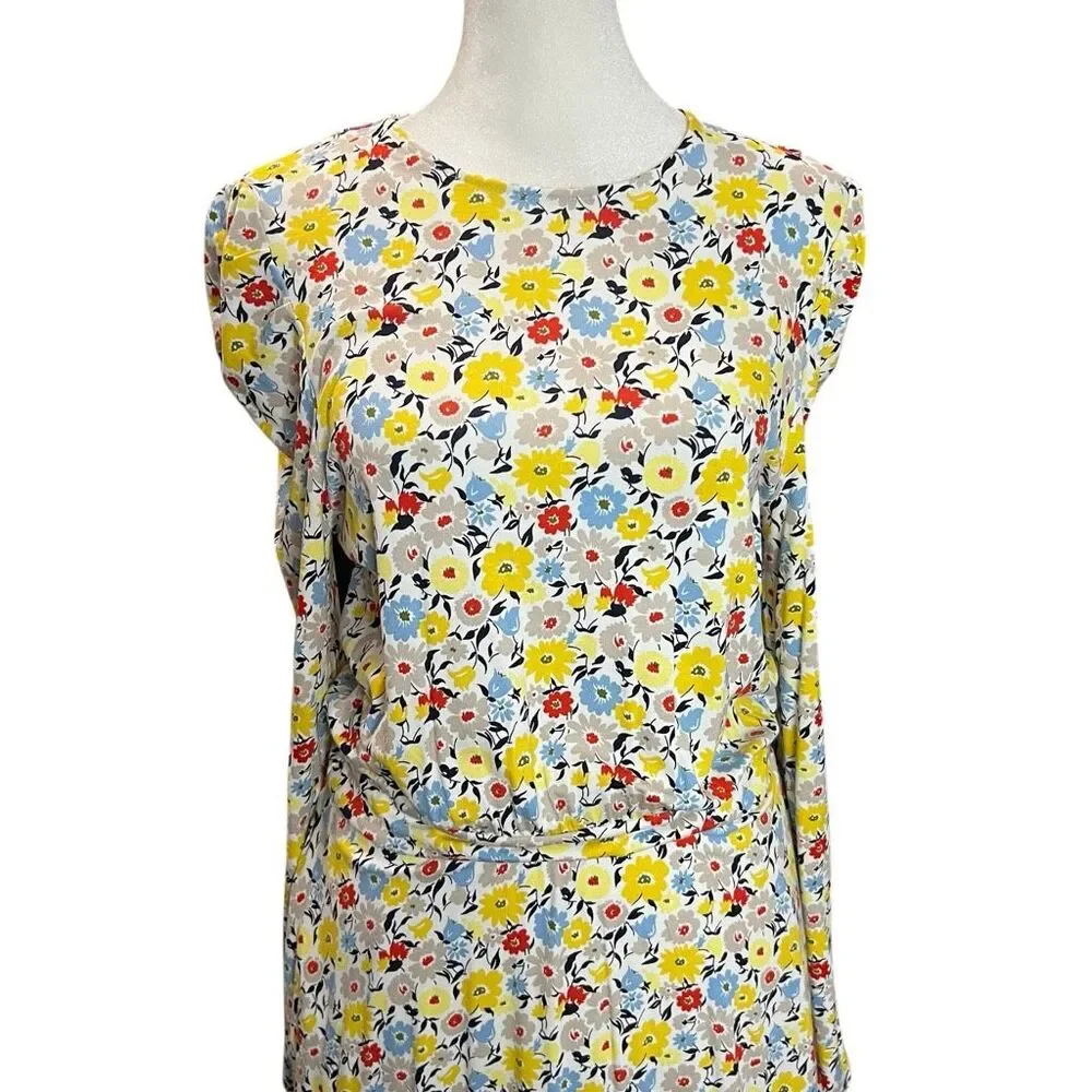 Boden Floral Midi Dress NWT US 6 EcoVero Viscose Spring Cottagecore